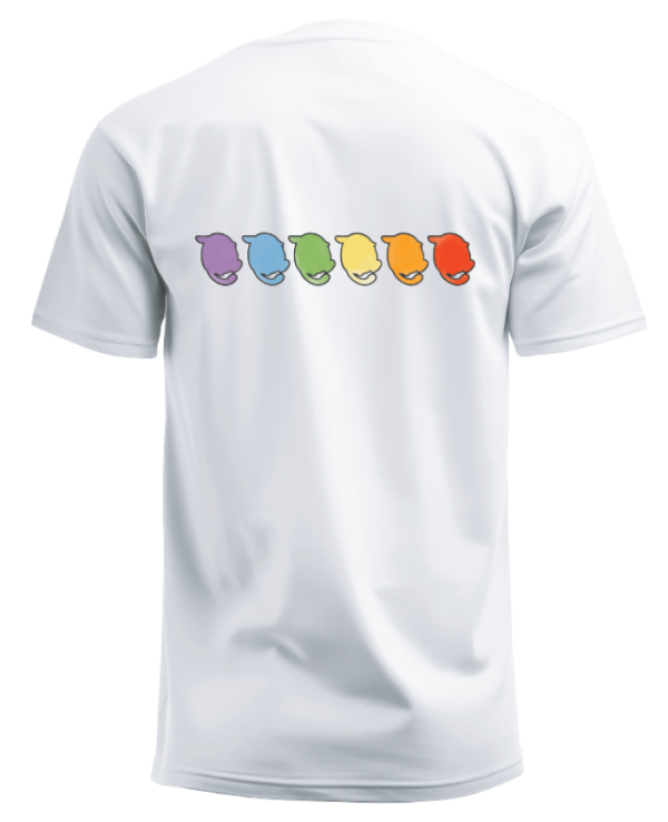 Unisex WordPress Rainbow Wapuu T-Shirt - Image 2